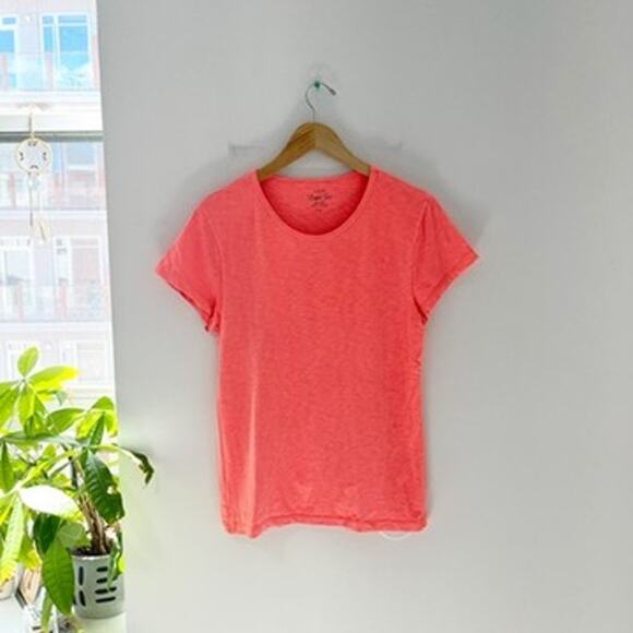 J. Crew Orange Studio Short Sleeve Tee Size Large - Picture 1 of 3
